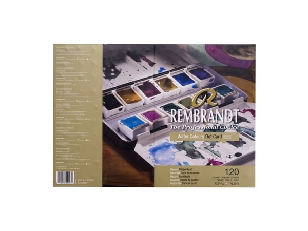Rembrandt vattenfärg dotcard 120