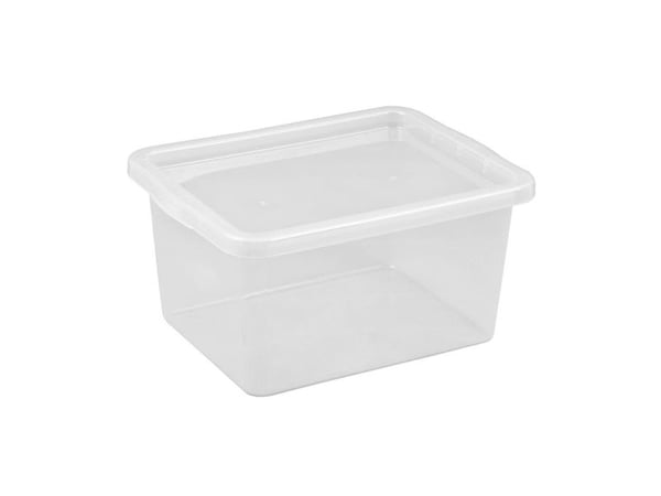 Storage box Okko, 52 l, transparent, 395 x 595 x 310 mm