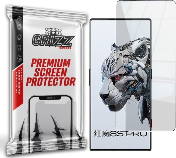 GrizzGlass hybridglas GrizzGlass HybridGlass till Nubia Red Magic 8S Pro+