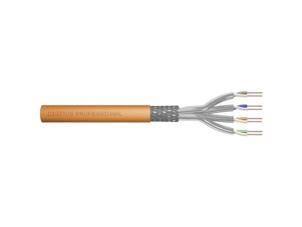 Digitus DK-1745-VH-1, 100 m, Cat7, S/FTP (S-STP), Oransje