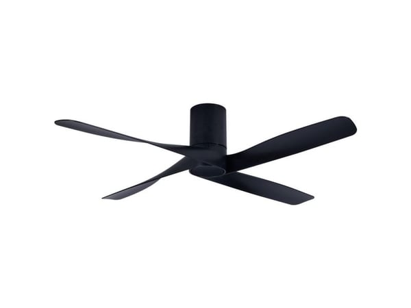 Lucci AIR Riviera loftvifte 35 W (Ø x H) 132 x 28 cm sort med fjernkontroll