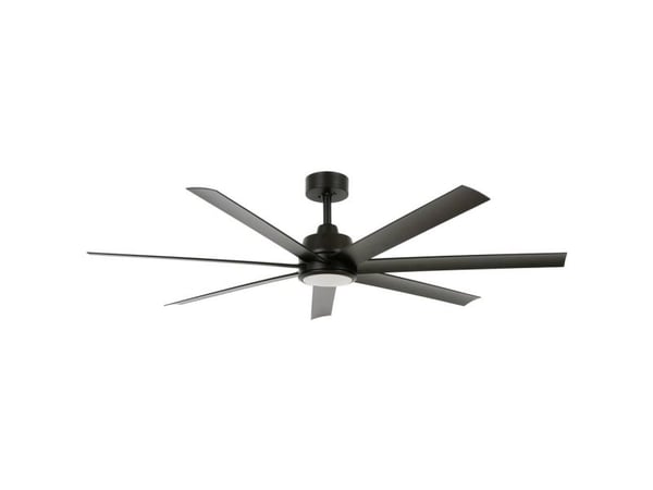 Lucci AIR Atlanta loftvifte 52 W (Ø x H) 142 cm x 35 cm svart med fjernkontroll