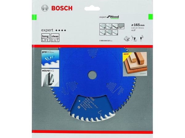 Bosch RUNDSAVKLINGE 165X30X2,6MM 48T EXP WOOD