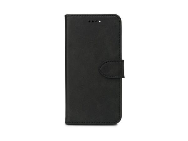 eSTUFF WALES Wallet Cover iPhone 12, Lompakkokotelo, Apple, iPhone 12, Musta