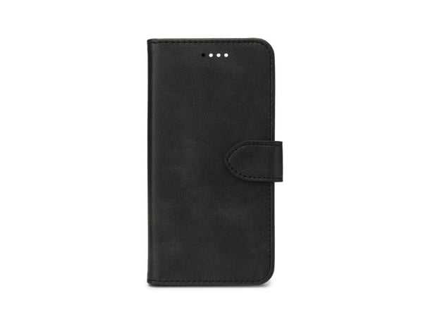 eSTUFF WALES - Lommebok for mobiltelefon - polyuretan (PU) - svart - for Apple iPhone 14 Pro