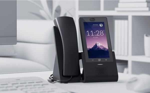 Ubiquiti Phone Touch, Älypuhelin, Johdollinen puhelin, Kaiutinpuhelin, musta