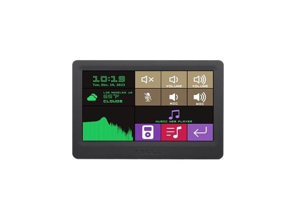G.Skill WigiDash - Pekskärm med LCD-bildskärm - kapacitiv - kabelansluten - USB