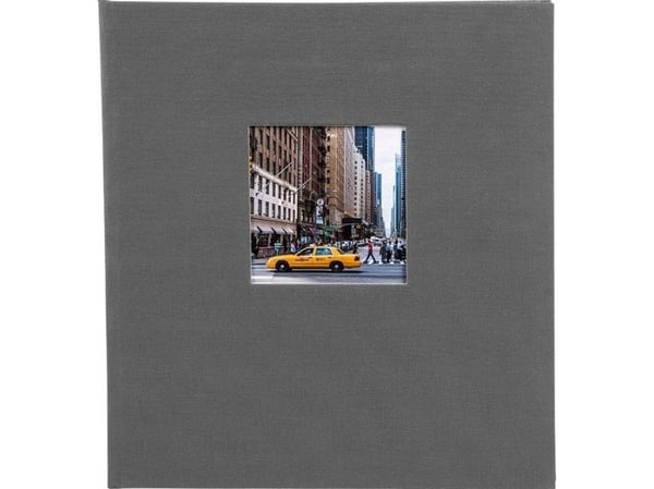 Goldbuch Bella Vista grå fotoalbum 30×31 cm 100 sider 31725