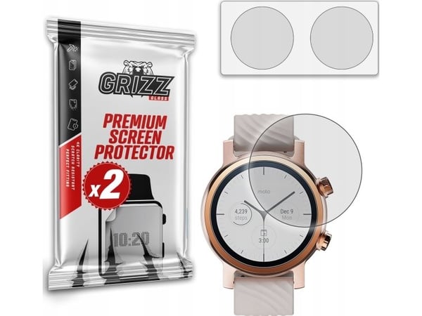 GrizzGlass matt folie til Motorola Moto Watch 150