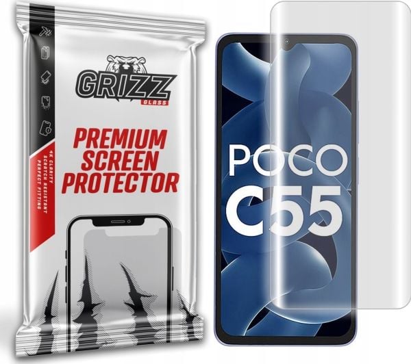 GrizzGlass hydrogelfolie GrizzGlass Hydrofilm til Xiaomi Poco C55