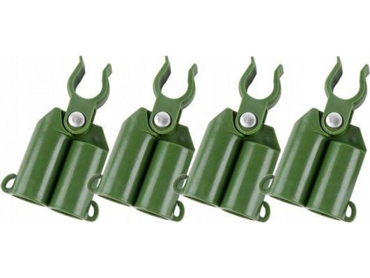 Bradas toppkobling, justerbar for stenger 8mm - 4 stk./pakke