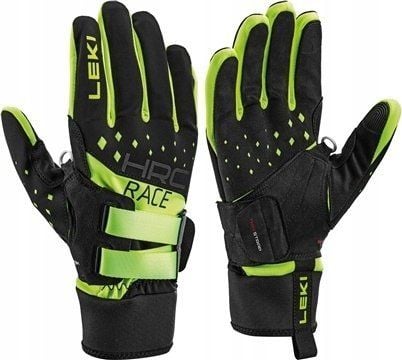 LEKI HRC Race Shark skidhandskar gul 9.5