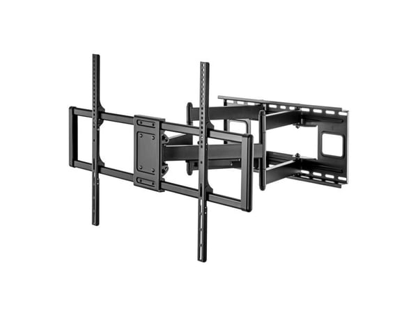 TV-seinäteline 60-120" litteille ja kaareville televisioille enintään 120 kg. VESA 900x600 Kääntyvä, kallistettava ja pyörivä, yleinen TV-teline