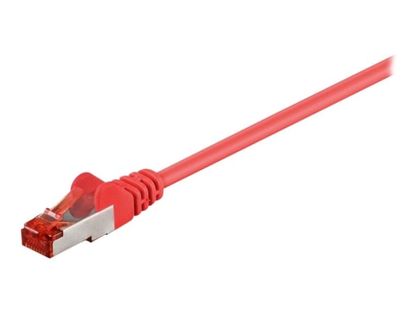 MicroConnect - Nettverkskabel - RJ-45 (hann) til RJ-45 (hann) - 15 cm - 6 mm - SFTP - CAT 6 - halogenfri, rund, flertrådet - rød MicroConnect - Nettverkskabel - RJ-45 (hann) til RJ-45 (hann) - 15 cm - 6 mm - SFTP - CAT 6 - halogenfri, rund, flertrådet - rød