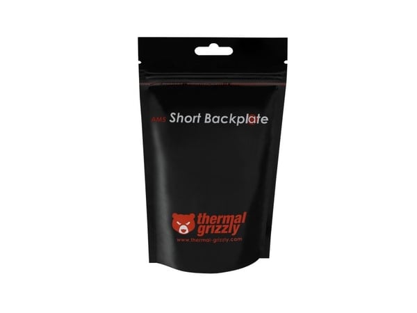 Thermal Grizzly TG-SB-R7000, Bagplate, Aluminium, Polykarbonat (PC), Sort, Sokkel AM5