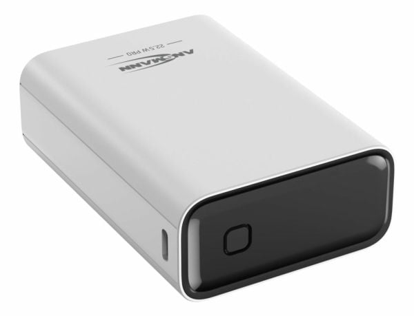 Ansmann PB222PD, 20000 mAh, Lithium Polymer (LiPo), Power Delivery, Programmable Power Supply (PPS), Quick Charge 3.0, SuperCharge, 22,5 W, Hvit