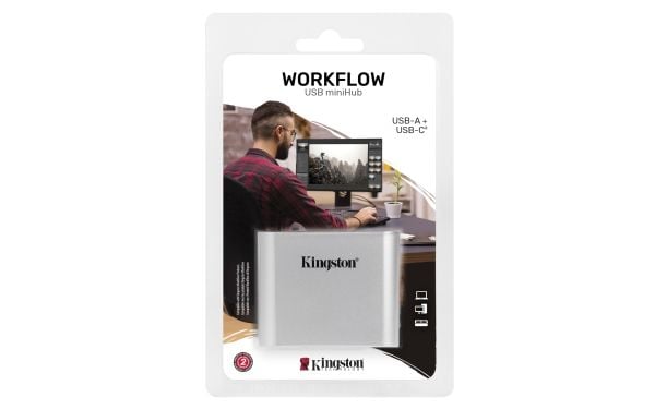 Kingston Workflow Station - Dokkingstasjon - USB-C 3.2 Gen 1