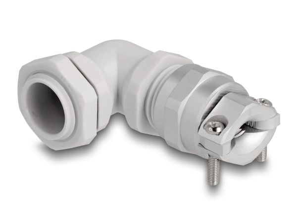 DeLOCK 60594, Grå, Plast, 1 st, Vinklad, PG11, 9 mm