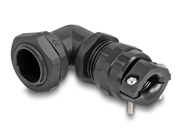 DeLOCK 60595, Sort, Plast, 1 stk, Vinklet, PG13.5, 9 mm