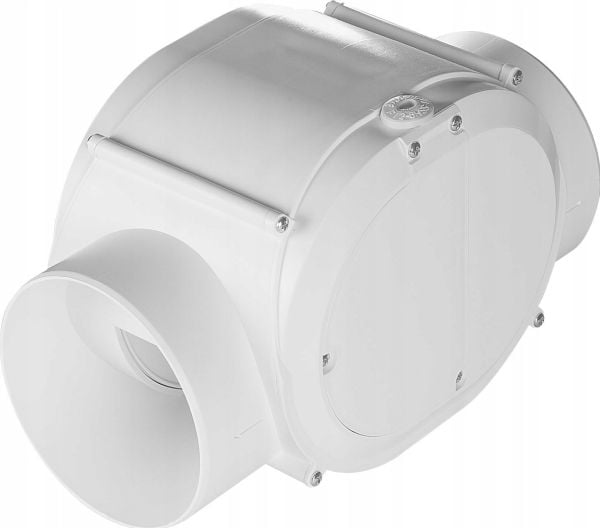 Awenta kanalvifte VTR Awenta VTR100D Ø100 mm 42/70 m3/h 12/22,5W 230V hvit