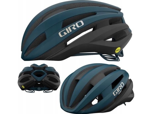 Giro cykelhjälm GIRO SYNTHE II INTEGRATED MIPS matt harbor blue str. M (55-59 cm)