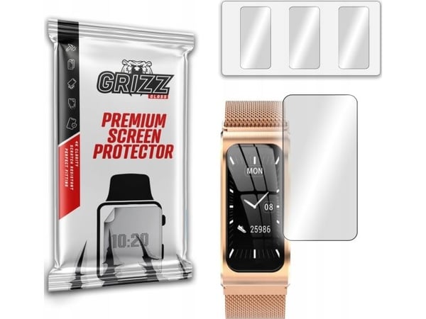 GrizzGlass hydrogel-folie Grizz Smartwatch AK12