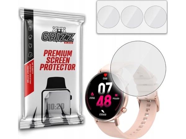 GrizzGlass hydrogel-folie Grizz Smartwatch DT96