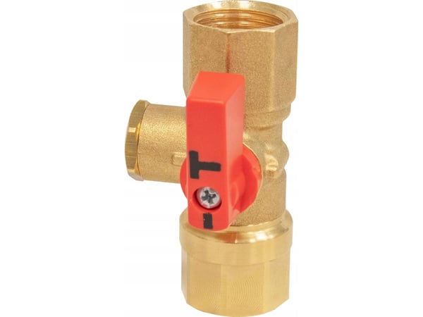 Afriso manometerkran AMC 2-vägs, 2x GW G1/2, PN25A