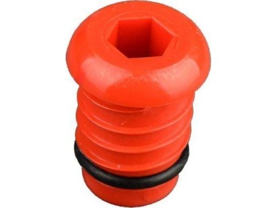 TI Group testplugg for tetthetsprøving til PEX-rør 16x2,0 mm rød