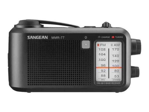 Sangean-MMR-77 - Personlig radio - 0.1 watt - matt svart
