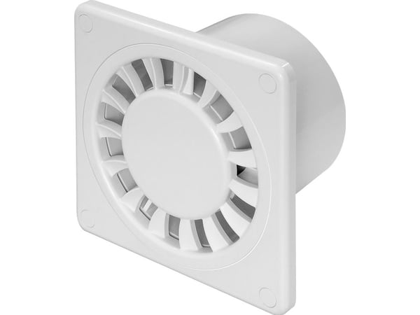 AWENTA baderomsvifte Disk Ø100 60m3/h 8W 230V hvit Awenta WWD100
