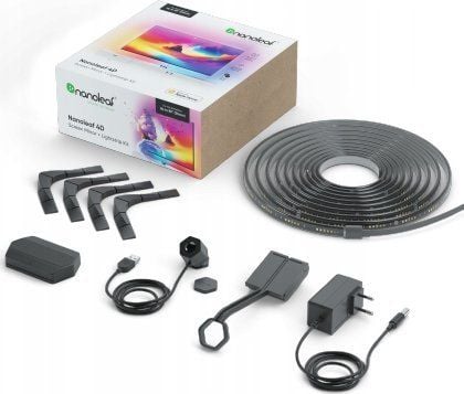 Nanoleaf 4D Screen Mirror + Light Strip Kit for 85”/215 cm Screens