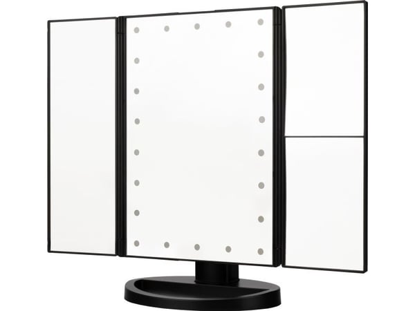 Humanas kosmetikk-speil HS-ML04 svart Humanas kosmetikk-speil HS-ML04 svart
