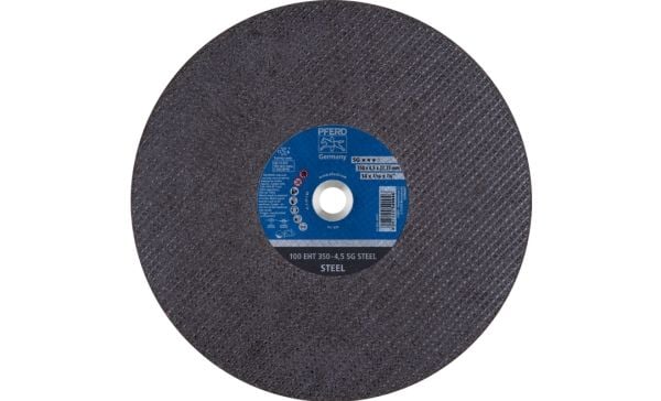 PFERD Cut-off wheels for petrol cutters SG STEEL, 35 cm, 10 stykker PFERD Cut-off wheels for petrol cutters SG STEEL, 35 cm, 10 stykker