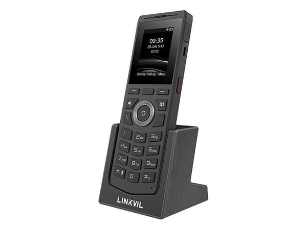 Fanvil W610W, IP-mobiltelefon, Sort, Trådløst håndsett, 4 linjer, 1000 oppføringer, 5,08 cm (2")