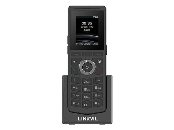 Fanvil W610W, IP-mobiltelefon, Sort, Trådløst håndsett, 4 linjer, 1000 oppføringer, 5,08 cm (2")