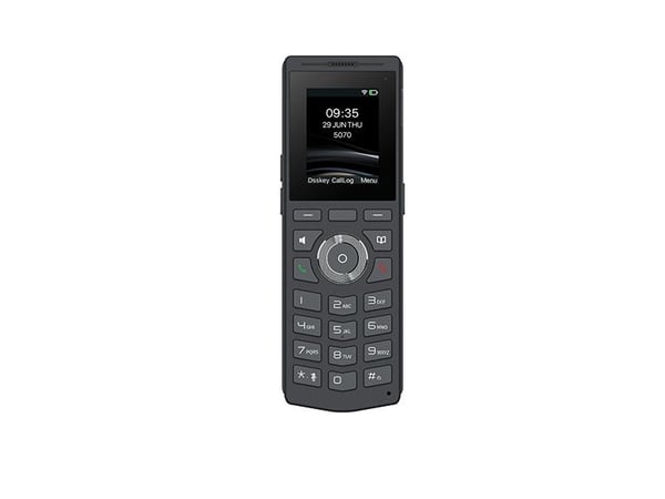 Fanvil W610W, IP-mobiltelefon, Sort, Trådløst håndsett, 4 linjer, 1000 oppføringer, 5,08 cm (2")