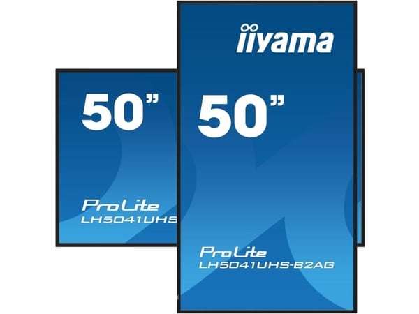 iiyama ProLite LH5041UHS-B2AG - 50" Diagonalklasse LED-bakgrunnsbelyst LCD-skjerm - intelligent skilting - med innebygd SoC-mediespiller - 4K UHD (...