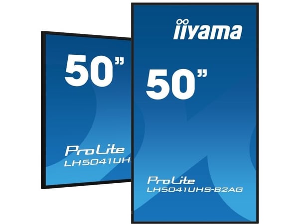 iiyama ProLite LH5041UHS-B2AG - 50" Diagonalklasse LED-bakgrunnsbelyst LCD-skjerm - intelligent skilting - med innebygd SoC-mediespiller - 4K UHD (...