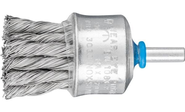 PFERD 43706006, Kopp stålbørste, 6 mm, 3 cm, 20000 RPM, 10 stykker