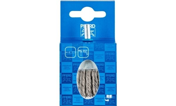 PFERD 43706006, Kopp stålbørste, 6 mm, 3 cm, 20000 RPM, 10 stykker