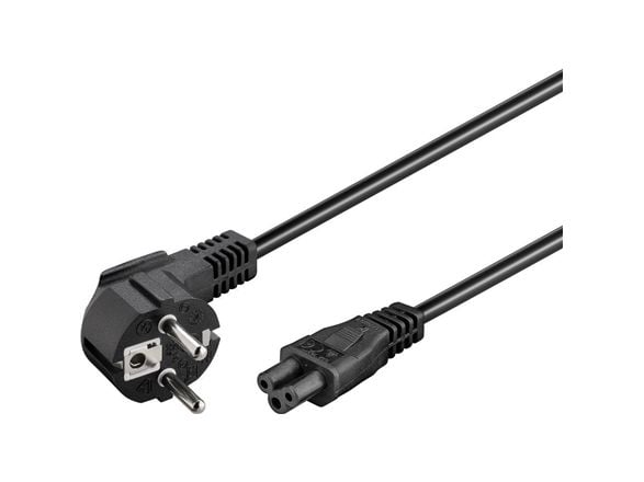 wentronic NK 114 S-180 - Johdinsarja - CEE 7/7 (han) til IEC 60320 C5 - AC 250 V - 10 A - 1,8 m - lajiteltu