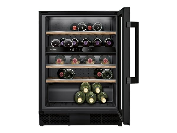 Siemens iQ500 KU21WAHG0 - Vinkylare - under bänk - inbyggd - fördjupning - bredd: 60 cm - djup: 56 cm - höjd: 82 cm - 120 liter - Klass G