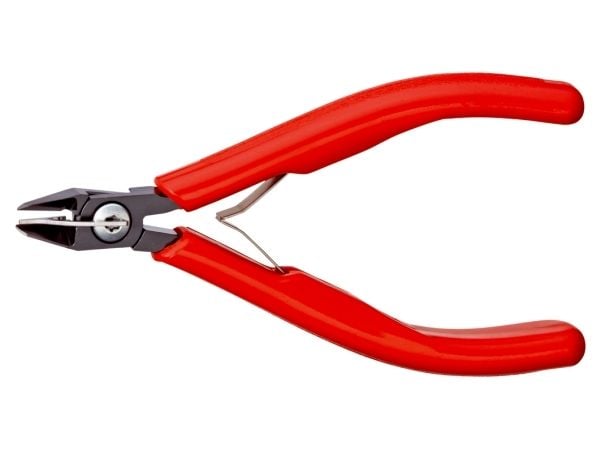 Knipex 75 12 125, Diagonal tang, Stål, Plast, Rød, 125 mm, 80 g