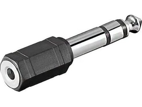 PremiumCord-adapter 6,3 mm stereoplugg - 3,5 mm stereoplugg (M/F) (kjr-25)