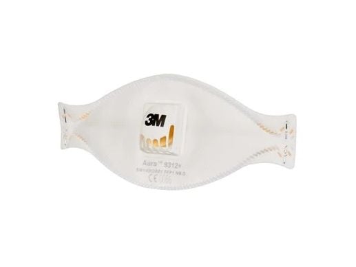 3M Aura, Halvdekkende, FFP1, Hvit