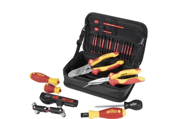 Wiha 45289, Sort, Rød, Gult, 1,55 kg, 23 verktøy