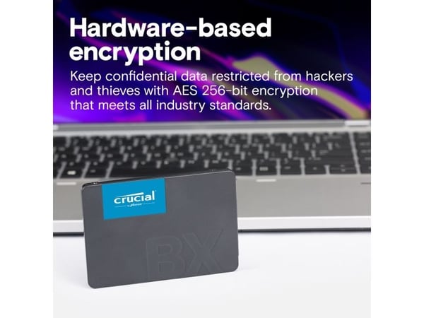 Crucial BX500 - SSD - 4 TB - intern - 2.5" - SATA 6Gb/s