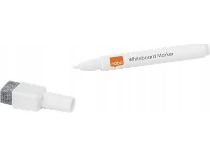 Whiteboardmarker Nobo magnetisk fine hvid - (6 stk.)