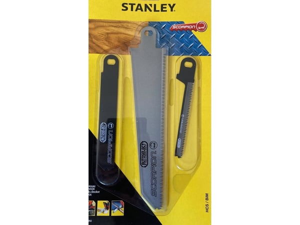 STANLEY sticksavklinge SCORPION set 3 st för trä och metall